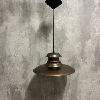 Colgante de metal estilo antique cobre texturado de 32 cm