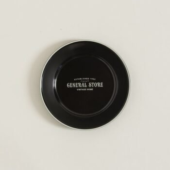 Plato para postres enlozado estampado General Store de 20 cm