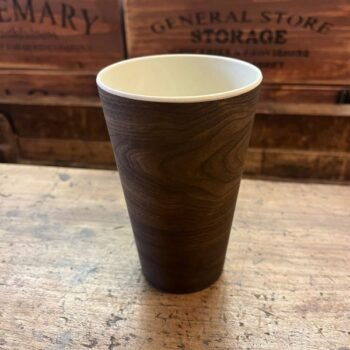 Vaso de fibra de bamboo de 400 ml.