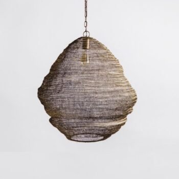 Colgante de hierro golden antique Madhur de 58 x 60 cm