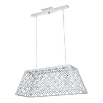 Colgante Trapecio Doble Blanco