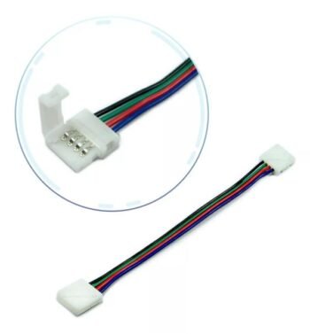 Conector doble para Tira de Led 5050 RGB