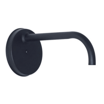 Aplique de pared tipo mensula Bremen color negro