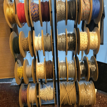 Cable textil de 2 x 0,50 cm de sección x metro varios colores