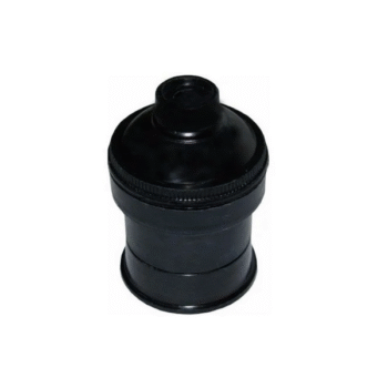 Portalamparas plastico de 3 piezas color negro