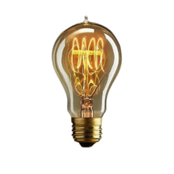 Lampara de Filamento Carbono Bulbo A60 Dimerizable 24W Luz Calida