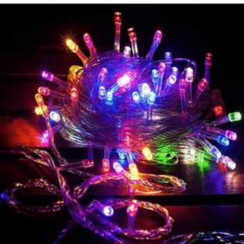 Guirnaldas de 100 luces led multicolor con 8 efectos 220v