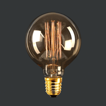 Lampara incandescente dimerizable G95 24w Alic
