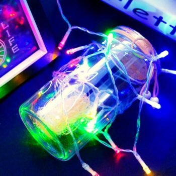 Guirnalda de 20 Leds multicolor a Pila x 3 mts