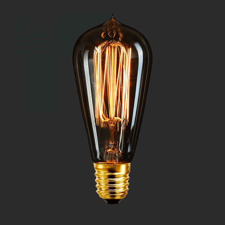 Lampara Incandescente Antique ST58 24w Alic