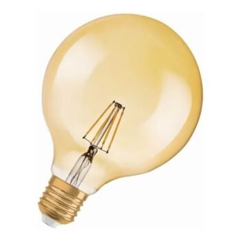 Lampara Led Vintage Globo G125 Ambar Dim 7.5w Luz Calida Osram