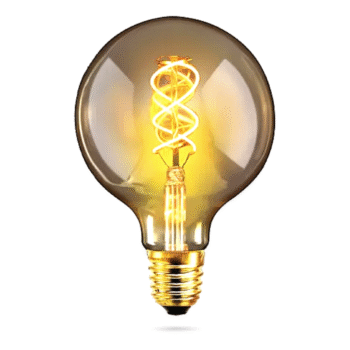 Lampara Globo Led 4W Antique Ambar G95 Alic