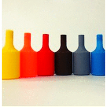 Portlamparas Plasticos Retro 80´S Negro