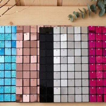 Shimmer Wall Panel de lentejuela brillantes 30 x 30 cm