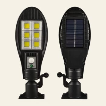 Reflector Led super brillante recargable con panel solar y sensor de movimiento