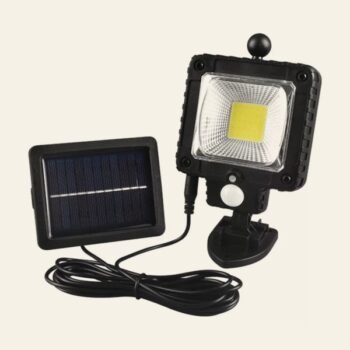 Reflector Led recargable con panel solar y sensor de movimiento
