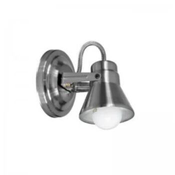 Aplique De Pared Tipo Spot Con Capuchon de Chapa Recto Platil