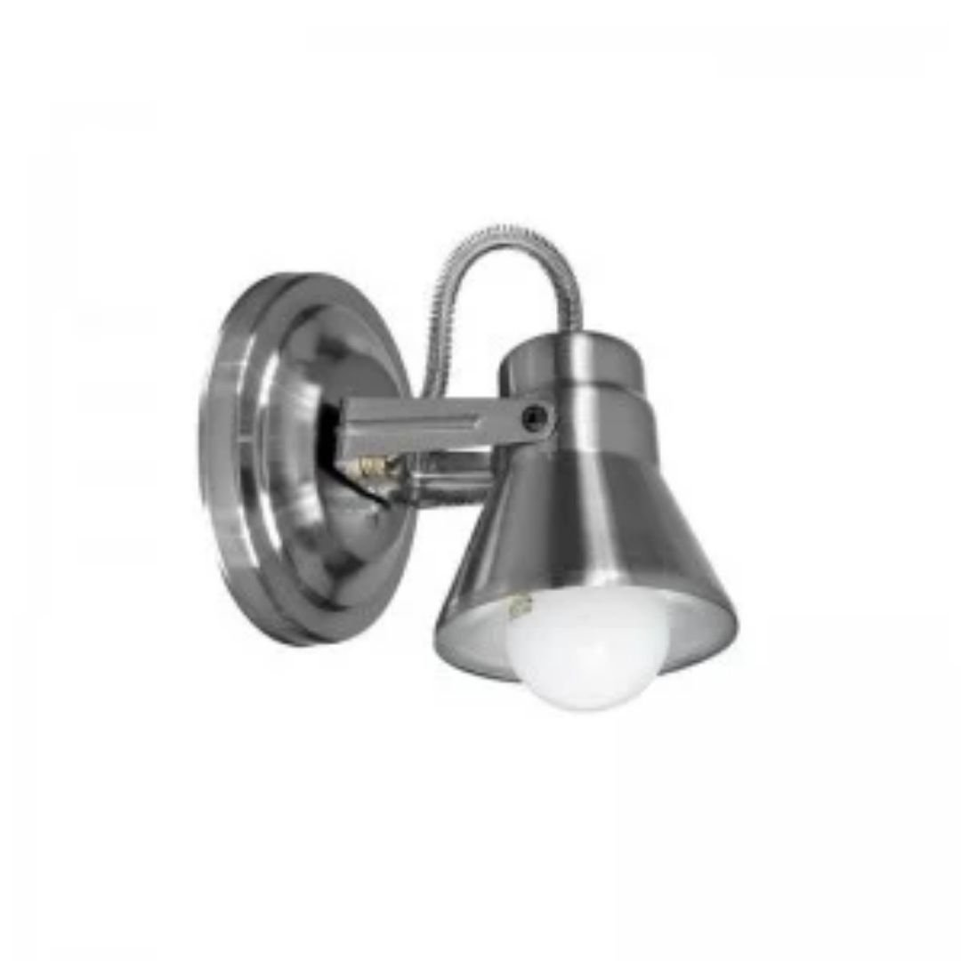 Aplique De Pared Tipo Spot Con Capuchon de Chapa Recto Platil