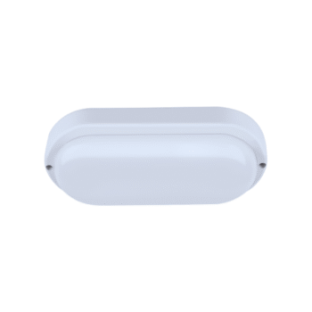 Tortuga LED Integrado 18W Macroled Marco Blanco Disponible en Luz Fria o Calida
