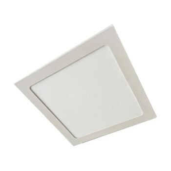Plafones Embutir Led Cuadrado Acero 18W Luz Fria - Alic