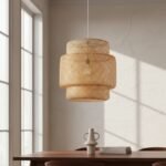 Colgante Artesanal Bali Mediana de caña de bambu natural de 40 x 40 cm