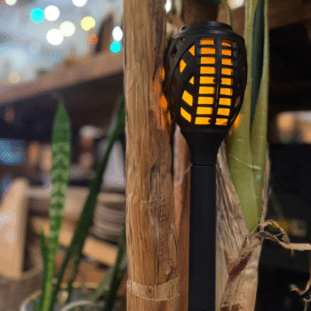 Antorcha solar Led efecto fuego de 60 cm