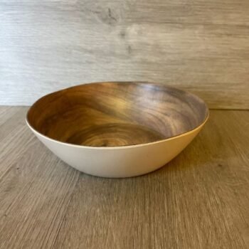 Bowl simil bamboo wood 20 x 6 cm