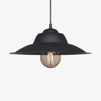 Colgante sombrero vintage negro de 32 cm