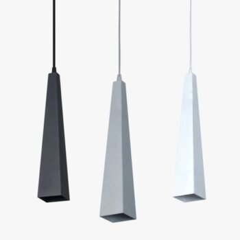 Colgante metal minimalista modelo Altea de 35 cm para lampara dicroica