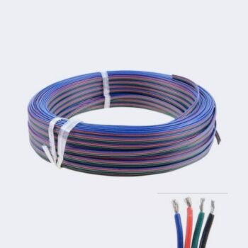 Cable Rgb de 0,5mm 24 Awg para tiras led x metro