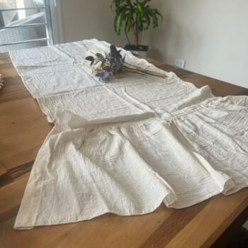 Camino de gaza simple con volado de 220 x 45 cm