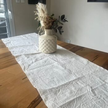 Camino de lienzo simple de 160 x 40 cm