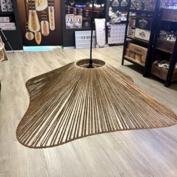 Colgante Artesanal Modelo Hat de hilo de yute natural de 60 x 16 cm