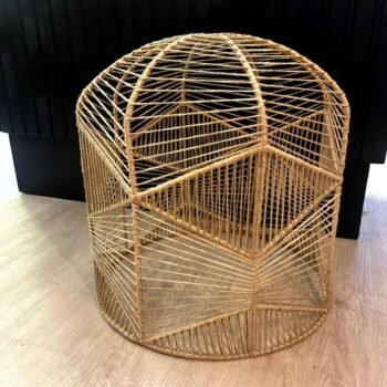 Colgante artesanal de hierro modelo Octogonal grande de 50 x 50 cm