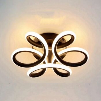 Lampara colgante de techo Led minimalista moderno de 30 cm