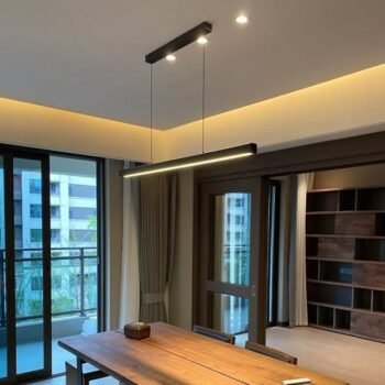 Lampara colgante de techo Led minimalista moderno de 120 cm