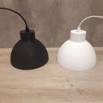 Colgante campana estilo japandi en PLA de 17 x 13 cm