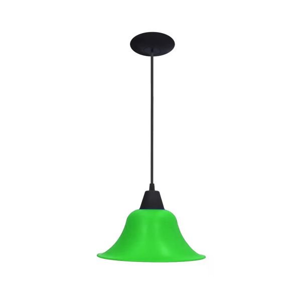 Colgante Pvc modelo Parliament de 25 cm verde