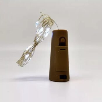 Corcho hilo led x 3 mts a pilas luz fria