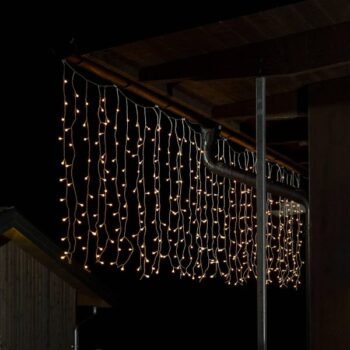 Cortina Led de 120 Luces ultra calidas o frias de 3 x 0,6 mts 220v