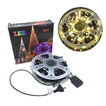 Guirnalda de luces led cortina luminosa 50mts calida para interior