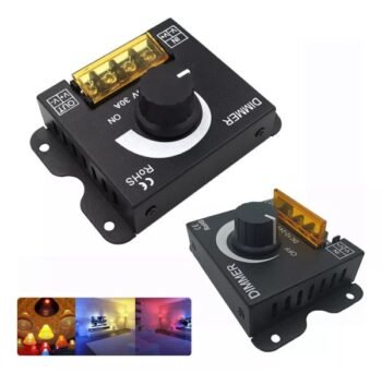 Controlador Dimmer 30a de atenuacion de tiras Led 12v-24v