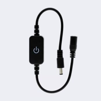 Mini controlador dimmer tactil 8a 5v - 24v para tiras led