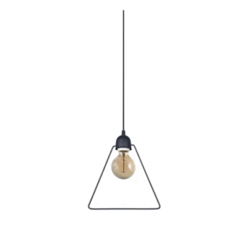 Colgante Geo Triangulo Negro
