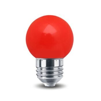 Lampara Led Gota 2w color rojo Dynora