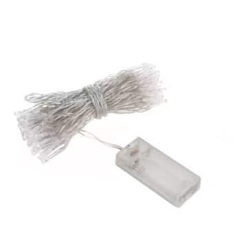 Guirnalda de 50 Leds x 7 mts a Pila Luz Calida o Fria