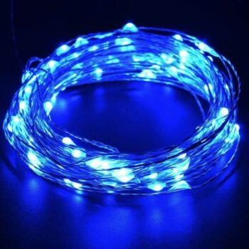 Hilo Led de 30 luces x 3 mts luz azul