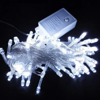 Guirnaldas x 50 luces Electricas Luz fria con 8 efectos a 220v