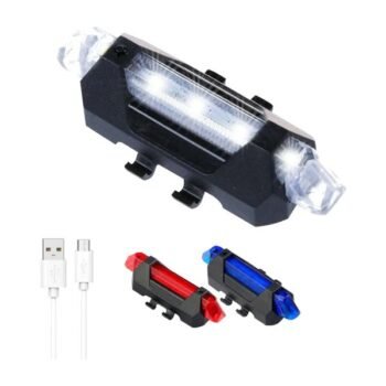 Luz led para bicicleta recargable USB