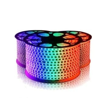 Manguera Tira transparente Led Rgb 5050 para exterior flexible a 220v x metro